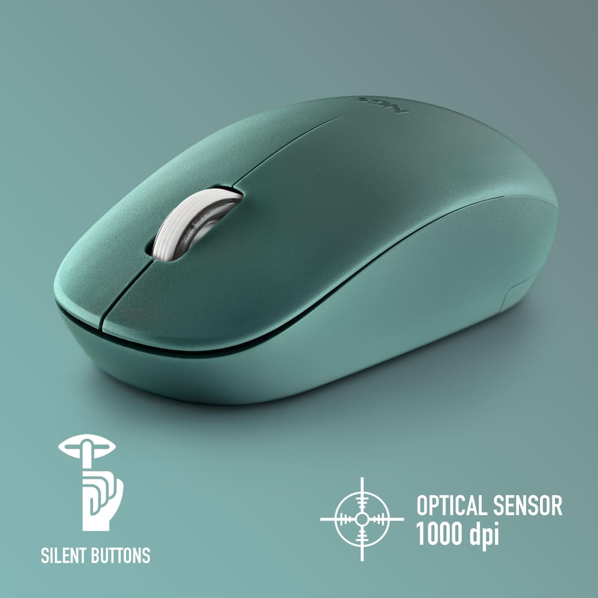 NGS Fog Pro Green – Ratón Inalámbrico Óptico 1000 dpi, Nano USB, Botones Silenciosos, Plug & Play, Ambidiestro, Compatible con PC, Mac y Portátil, Verde — view 5