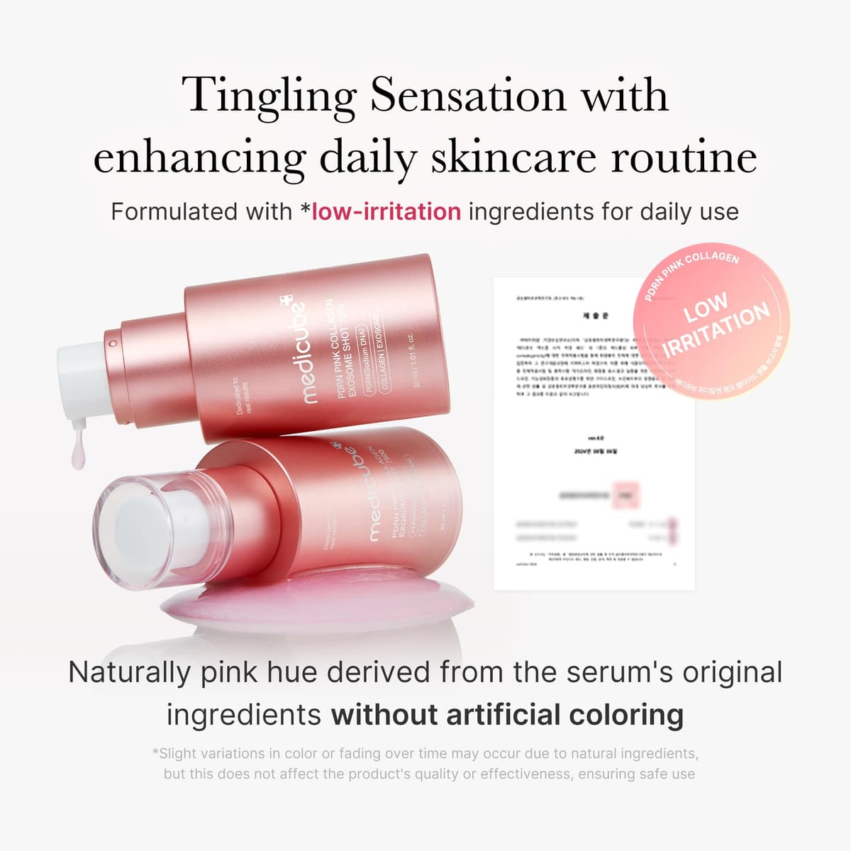 medicube PDRN Pink Collagen Exosome Shot Serum 7,500 PPM | Liquid Skin Booster | Exosome, Salmon DNA PDRN, Spicules | Uneven Skin Tone, Pore Care, Skin Texture | Korean Skin Care 1.01 fl.oz — view 4