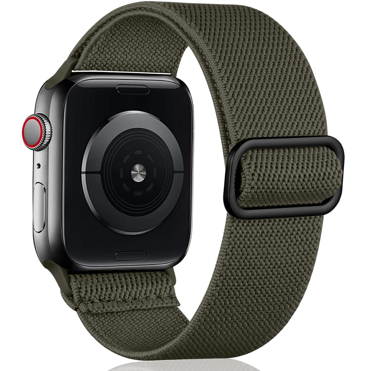 Oielai Solo Loop Straps Compatible with Apple Watch Strap 38mm 40mm 41mm 42mm 44mm 45mm 46mm 49mm, Adjustable Stretch Nylon Sport Band for iWatch Series 11 10 9 8 7 6 5 4 3 2 1 SE Ultra — view 10