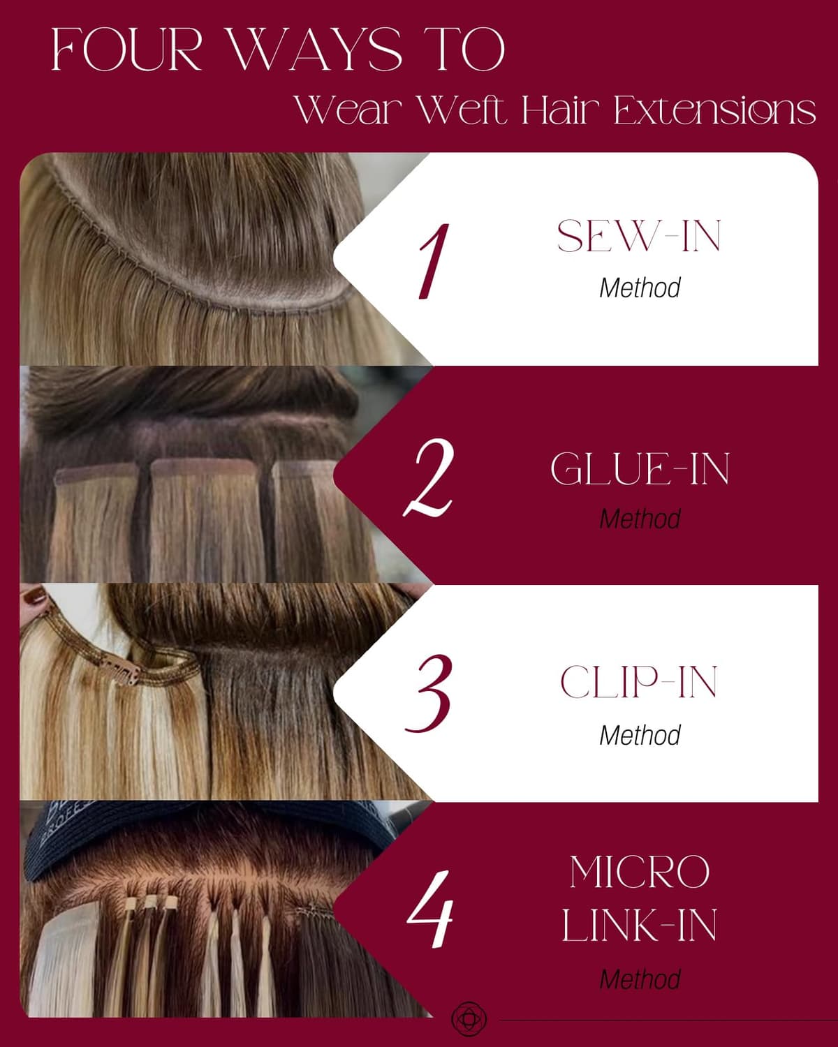 Moresoo Weft Hair Extensions Human Hair 20 Inch Double Weft Sew in Hair Extensions Remy Hair Balayge Black to Dark Brown with Caramel Blonde 100g/Pack #1B/3/27 — view 5