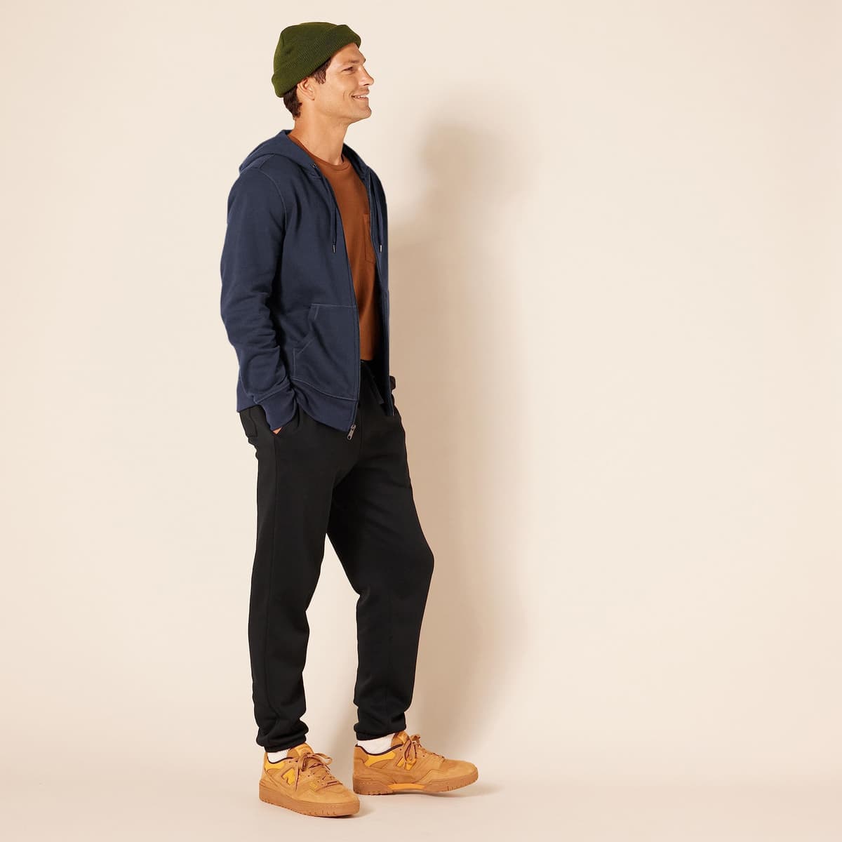 Amazon Essentials Chaqueta de Felpa con Cremallera Completa (Disponible en Tallas Grandes y Largos Especiales) Hombre — view 4