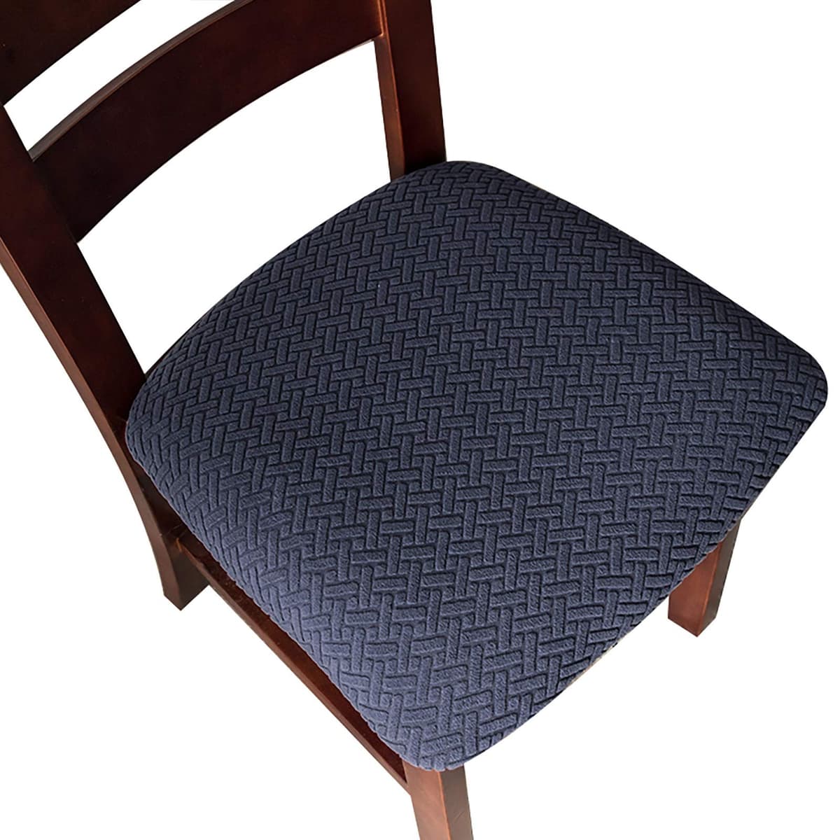 Genina Seat Covers for Dining Room Chair Seat Slipcovers Kitchen Chair Covers (Taupe, 4 Pcs) — view 26