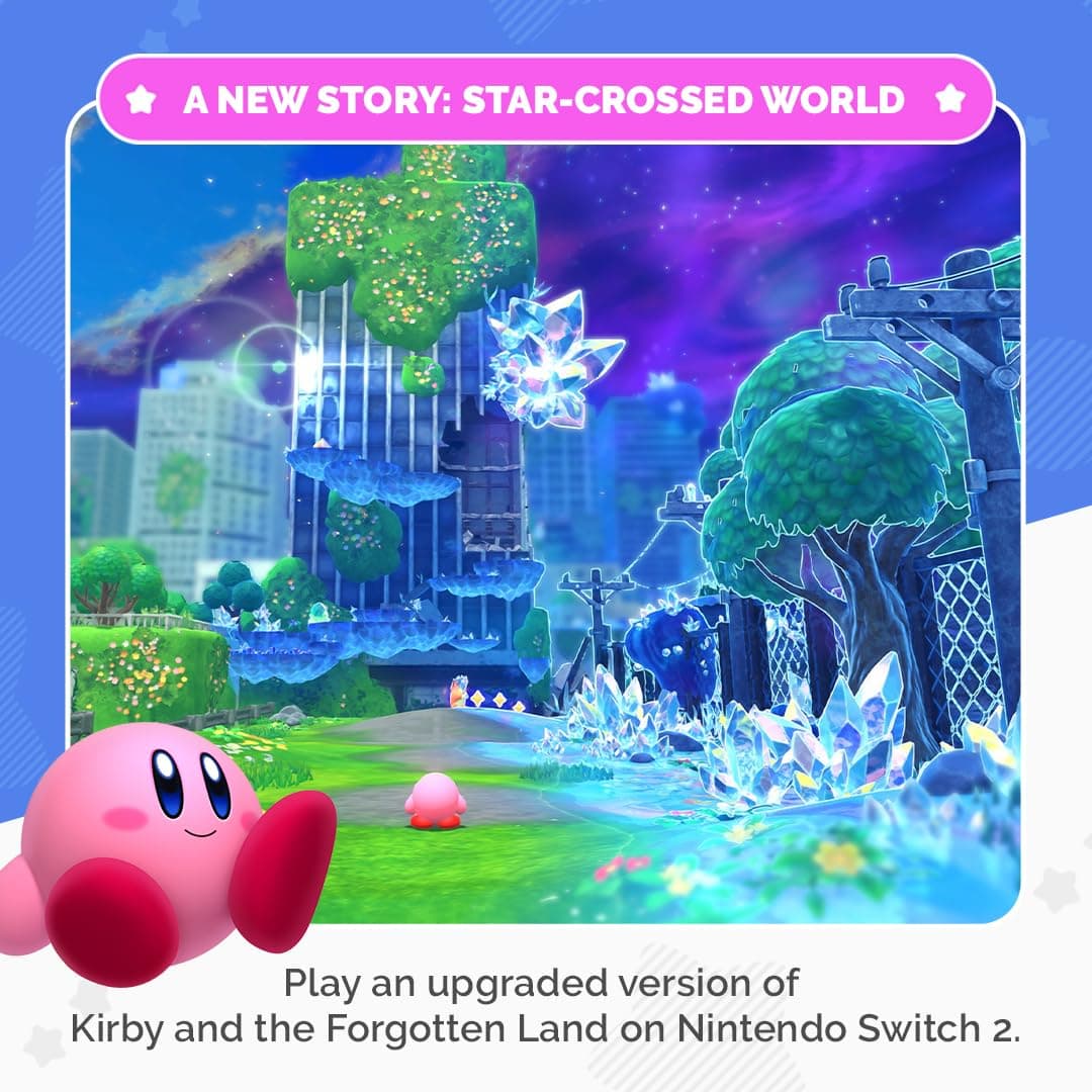 Kirby Forgotten land + Starcrossed Edition Switch 2 — view 2