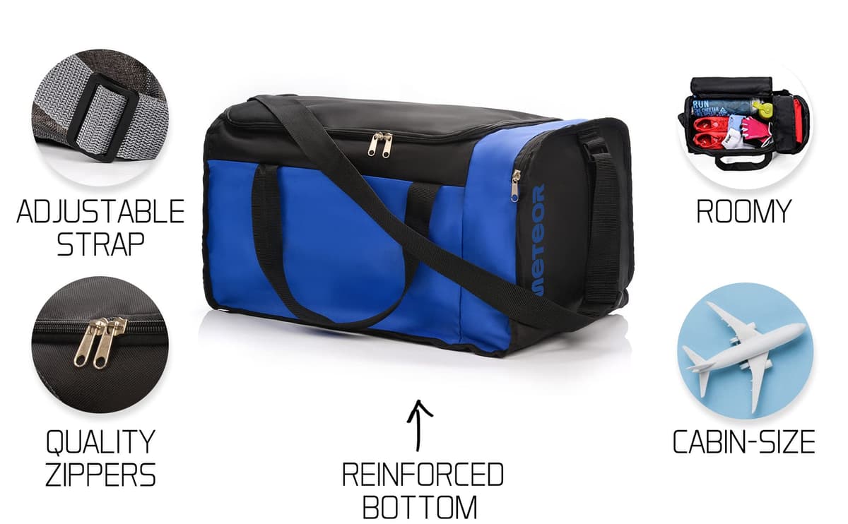 Bolsa de Deporte Mujer y Hombre Meteor – Ligera y Compacta para Gimnasio y Viaje – Equipaje de Mano – 20L / 40L — view 8