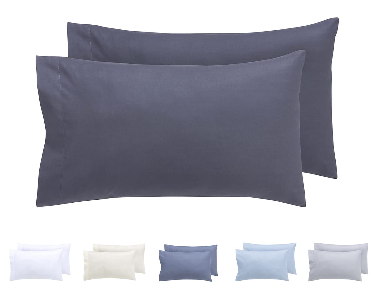 Todocama – Juego de 2 Fundas de Almohada, Microfibra Extra Suave, hipoalergénicas. Juego de 2-70x40 cm Blanco — view 42