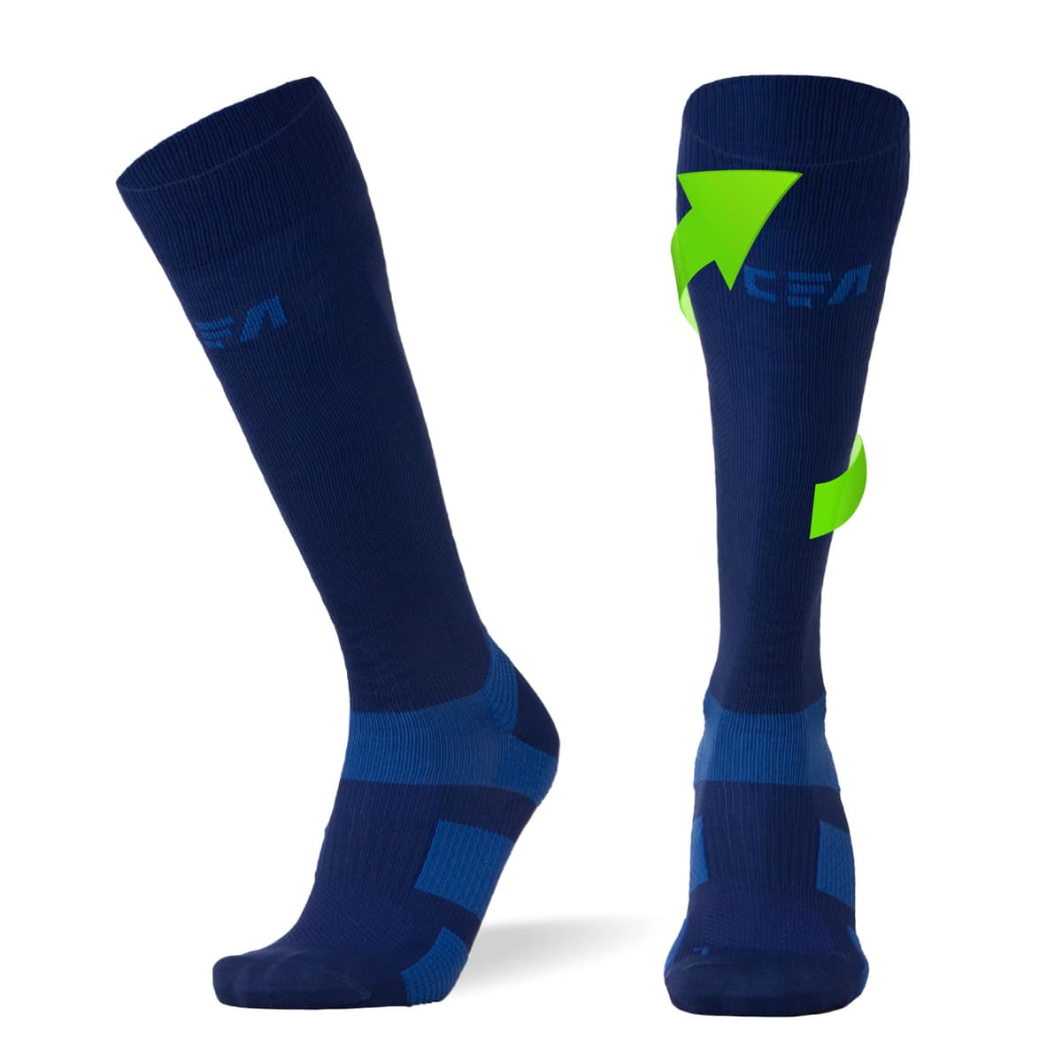 CFA V1 Calcetines Compresion Mujer y Hombre Graduada Antiampollas, Ideales Para El Deporte | Modelo Hasta La Rodilla | Soporte De Tobillo Y Arco | Diseño Danés | Fabricado En Portugal — view 10