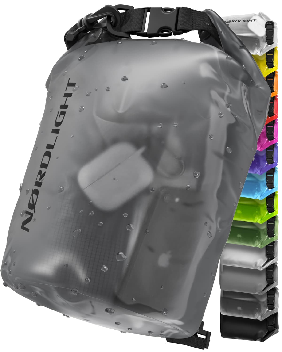 Nordlight Mochila Impermeable Roll Top 25L - Hybrid 25" | Bolsa Seca Con Compartimento Para Portátil De 15 Pulgadas, Bolsillos Exteriores E Interiores, Sistema De Transporte Acolchado — view 11