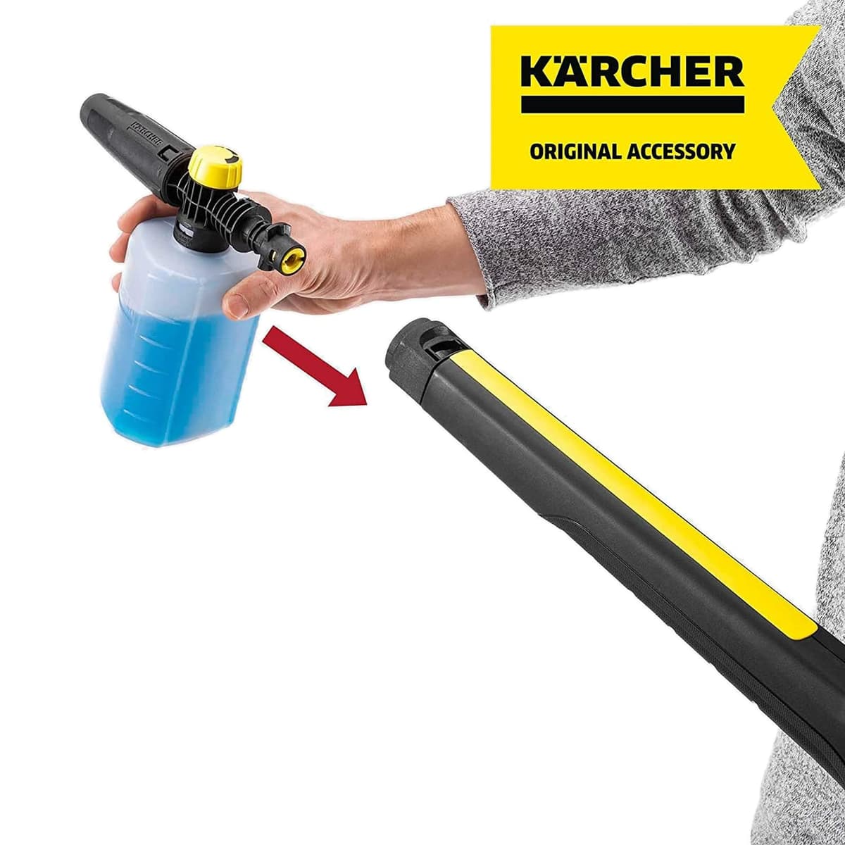 Kärcher 26431470 FJ6 Foam Jet Nozzle with 0.6 L Capacity Foamer for Pressure Washer Accessory, Multi — view 2
