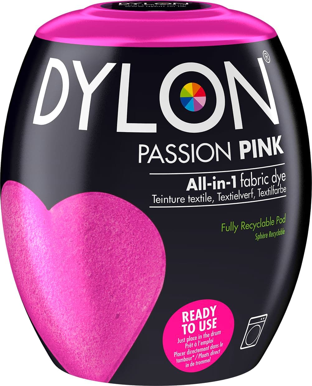 Dylon Washing Machine Fabric Dye Pod Intense Black, 350g, Packaging May Vary — view 31
