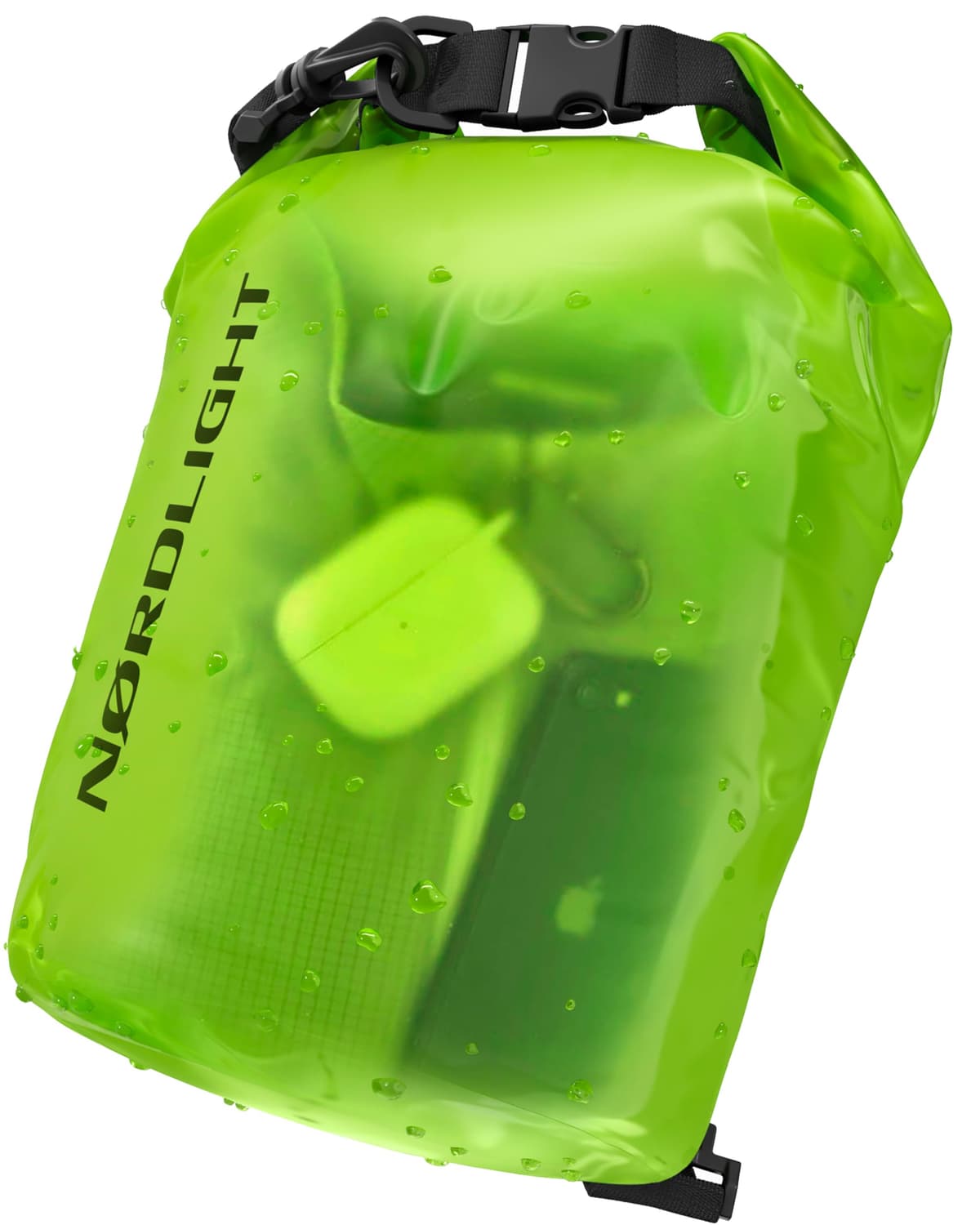 Nordlight Mochila Impermeable Roll Top 25L - Hybrid 25" | Bolsa Seca Con Compartimento Para Portátil De 15 Pulgadas, Bolsillos Exteriores E Interiores, Sistema De Transporte Acolchado