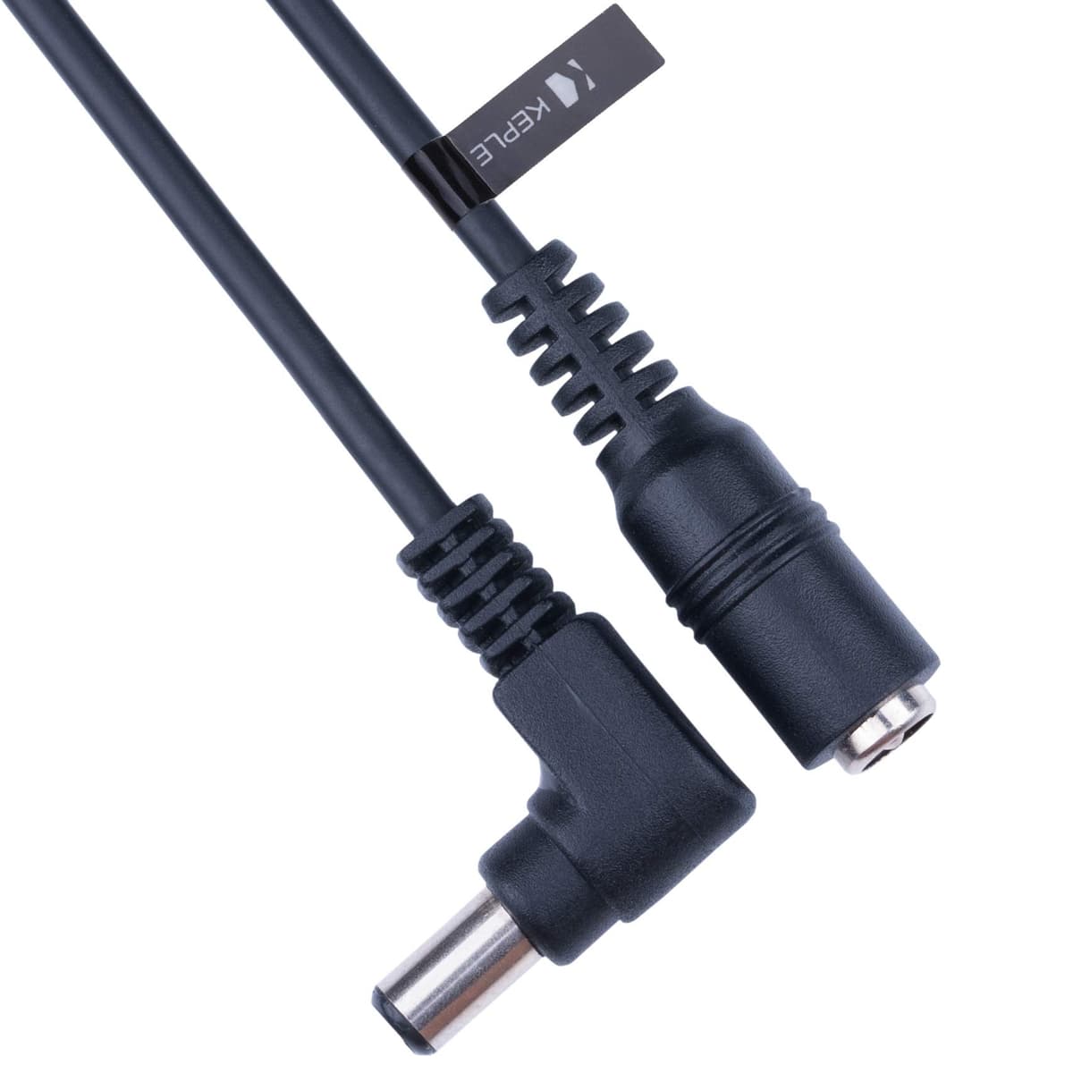 Cable de Extensión de Alimentación de CC DC Ángulo Recto 2.1mm / 5.5mm Jack 4m Conector CCTV Adaptador de Cable Compatible con CCTV Security Camera, IP Camera, DVR Standalone, LED Strip, Monitores