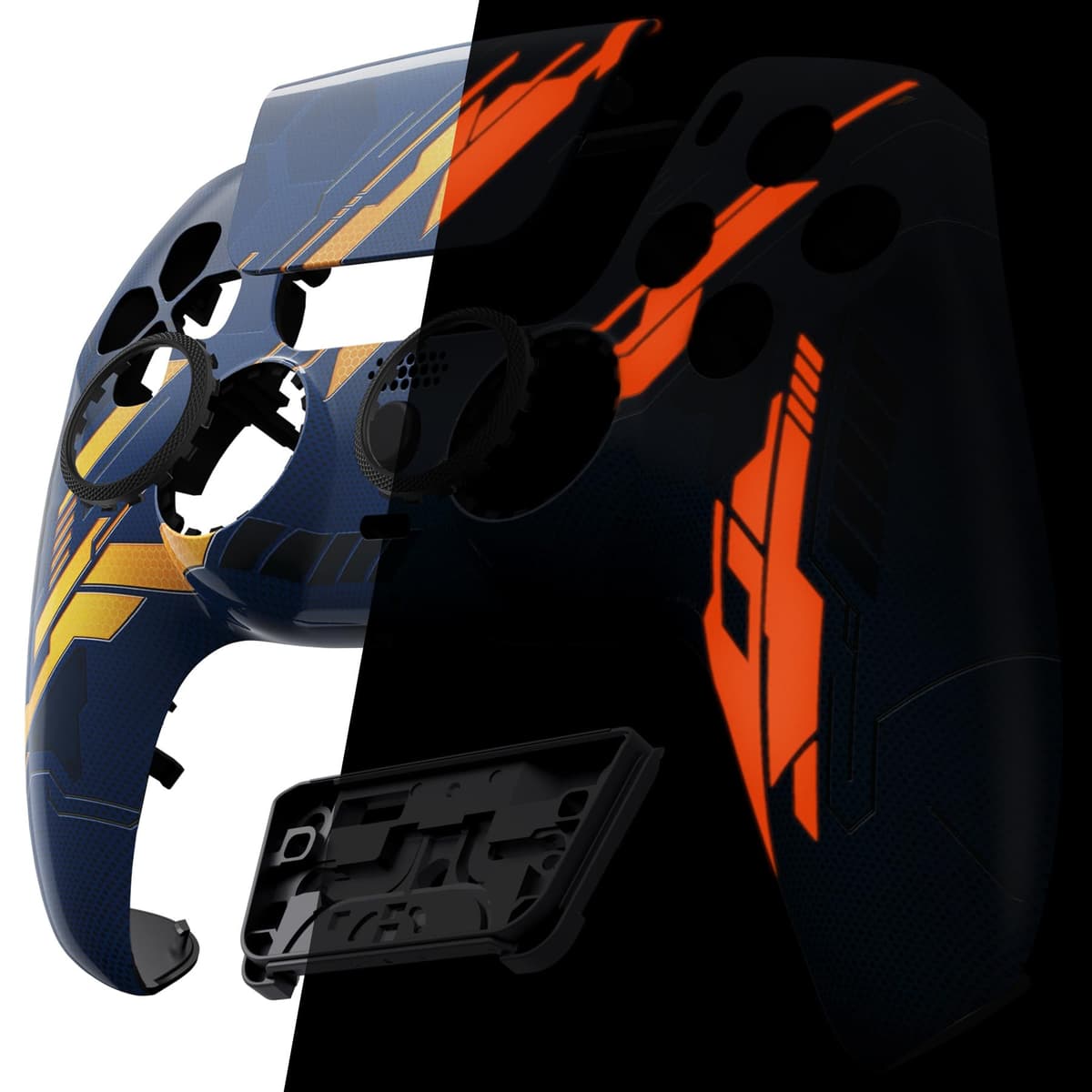 eXtremeRate Luna Rediseñado Carcasa Frontal con Panel Táctil Compatible con ps5 BDM-010 BDM-020 BDM-030 BDM-040 Carcasa Delantera Placa Frontal Funda Portectora Compatible con ps5(Efectivo de $100) — view 48