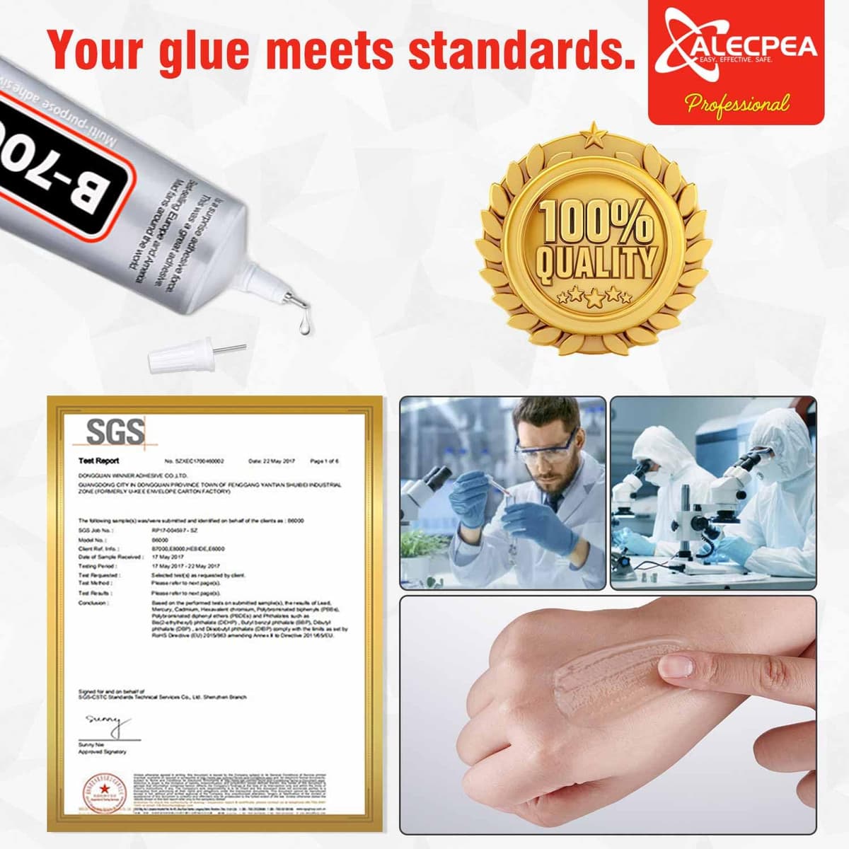 B-7000 Craft Glue for Jewelry Making - 15ml/0.5oz (2 Pack) - Multi-Function B-7000 Super Adhesive Glues Liquid Fusion Glue for Rhinestones Crafts, Clothes Shoes, Fabric, Jewelry Making, Cell Phones — view 7