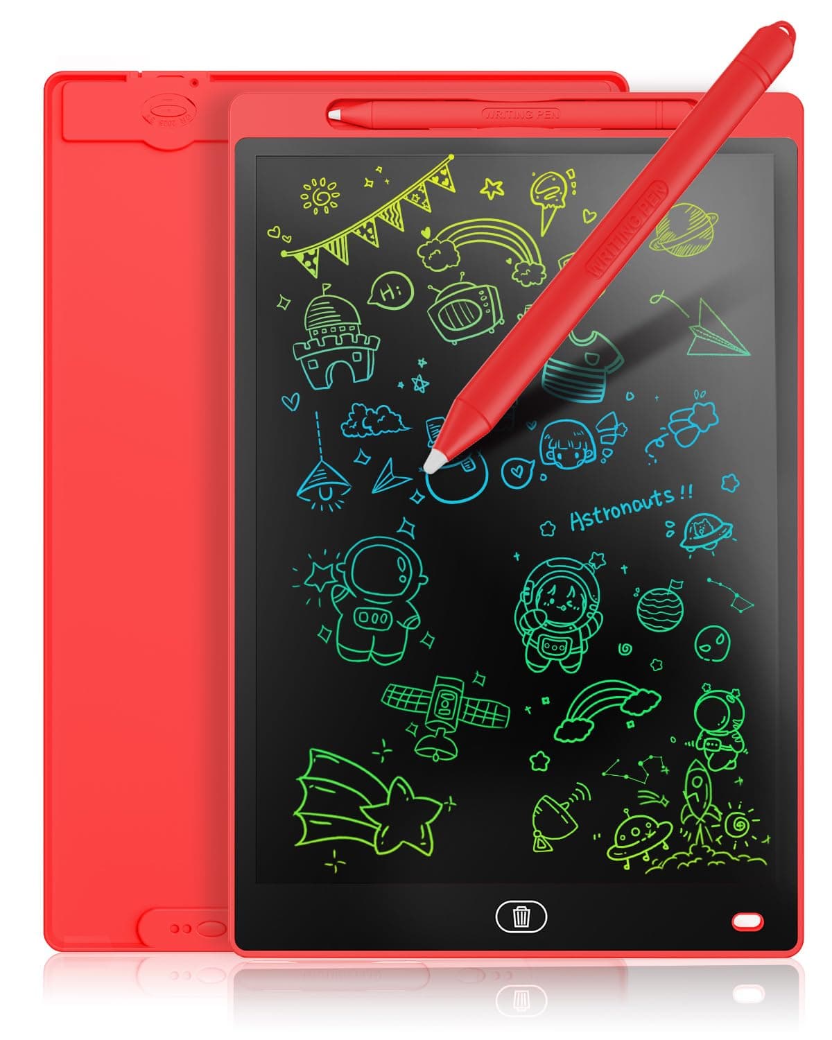 Genialba Tableta de Escritura LCD de Colores de 8,5, Tablero de Dibujo Electrónico - Tablero de Grafiti con Pizarra de Dibujo Borrable Portátil, Regalo para Niños (Rosa) — view 14