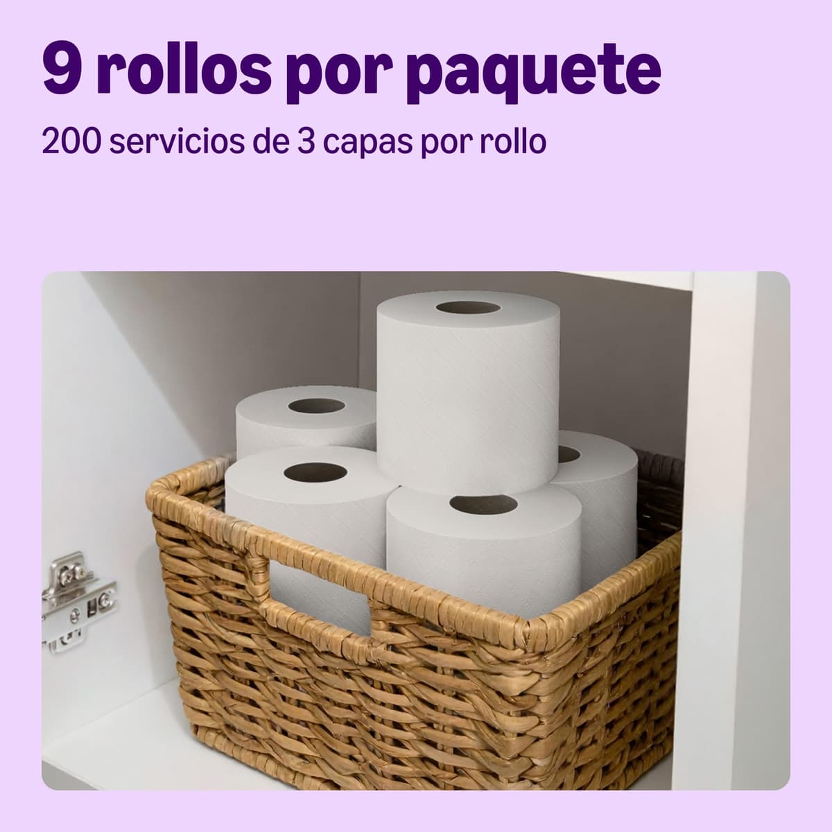 by Amazon Papel Higiénico Supersuave de 3 Capas, 36 Rollos (4 Paquetes de 9), 200 Hojas por Rollo, Con Certificación FSC — view 3