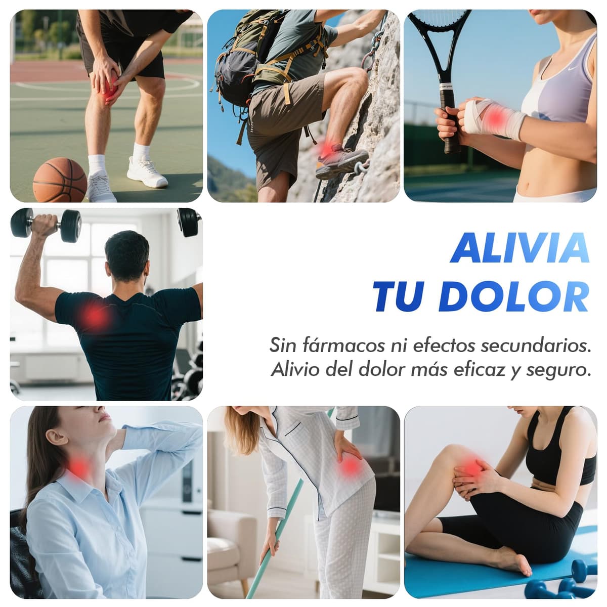 Electroestimulador Muscular 3 en 1 TENS EMS Masaje Electrodos con 36 Programas 2 Canales 10 Electrodos TENS 20 Niveles de Intensidad para Muscular Relajación — view 5