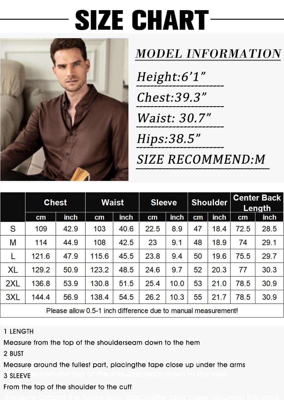 COOFANDY Camisa Hombre Manga Corta Verano 100% Algodón Camisas Hombre Casual Regular Fit — view 6