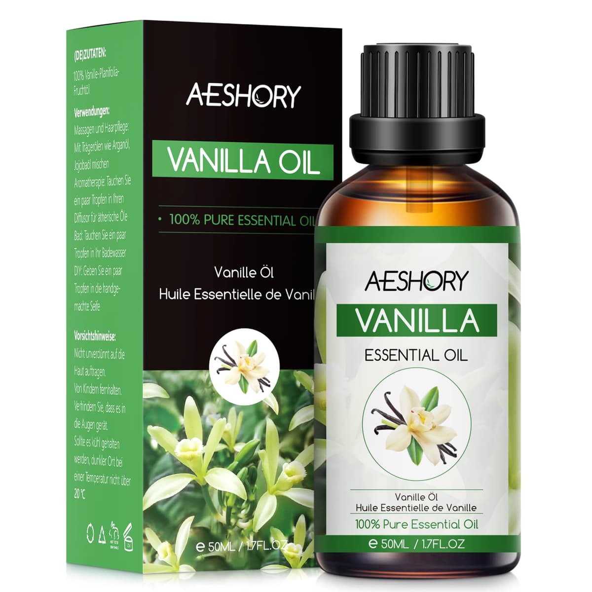 AESHORY Aceite Esencial de Rosa 50ML, Natural Aceite de Aromaterapia de Rosa, Aceites de Fragancia Premium para Humidificador, Masaje, Baño, Cuidado la Piel, Relajación y Calma — view 12