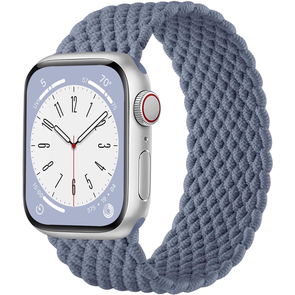 Maledan Braided Solo Loop Strap Compatible with Apple Watch Strap 38mm 40mm 41mm 42mm 44mm 45mm 46mm 49mm for Women Men, Adjustable Stretchy Sport Band for iWatch SE Series 10 9 8 7 6 5 4 3 2 1 — view 19