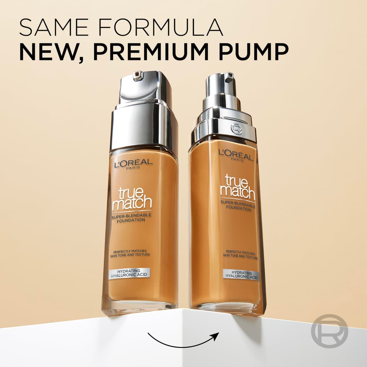L'Oreal Paris Make-up Designer True Match Foundation, Base de maquillaje, Color 6.5D/6.5W Golden Toffee, 30 ml — view 4