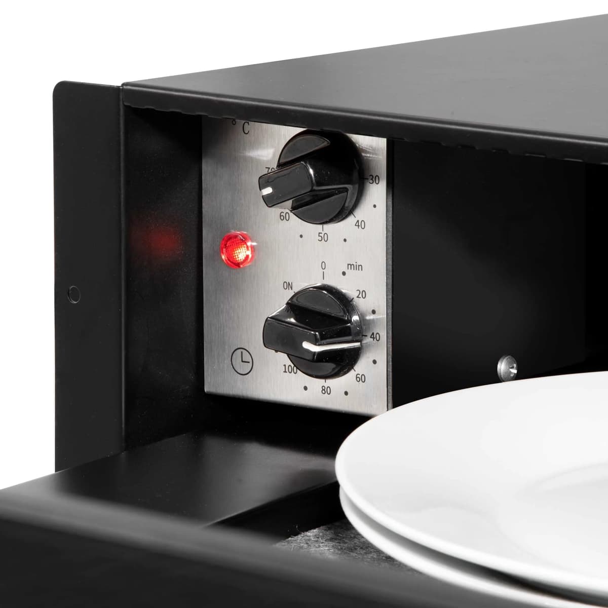 Baridi 60cm Built-In Warming Drawers, Push-to-Open, Anti-Slip Mat - Black - DH201 — view 5