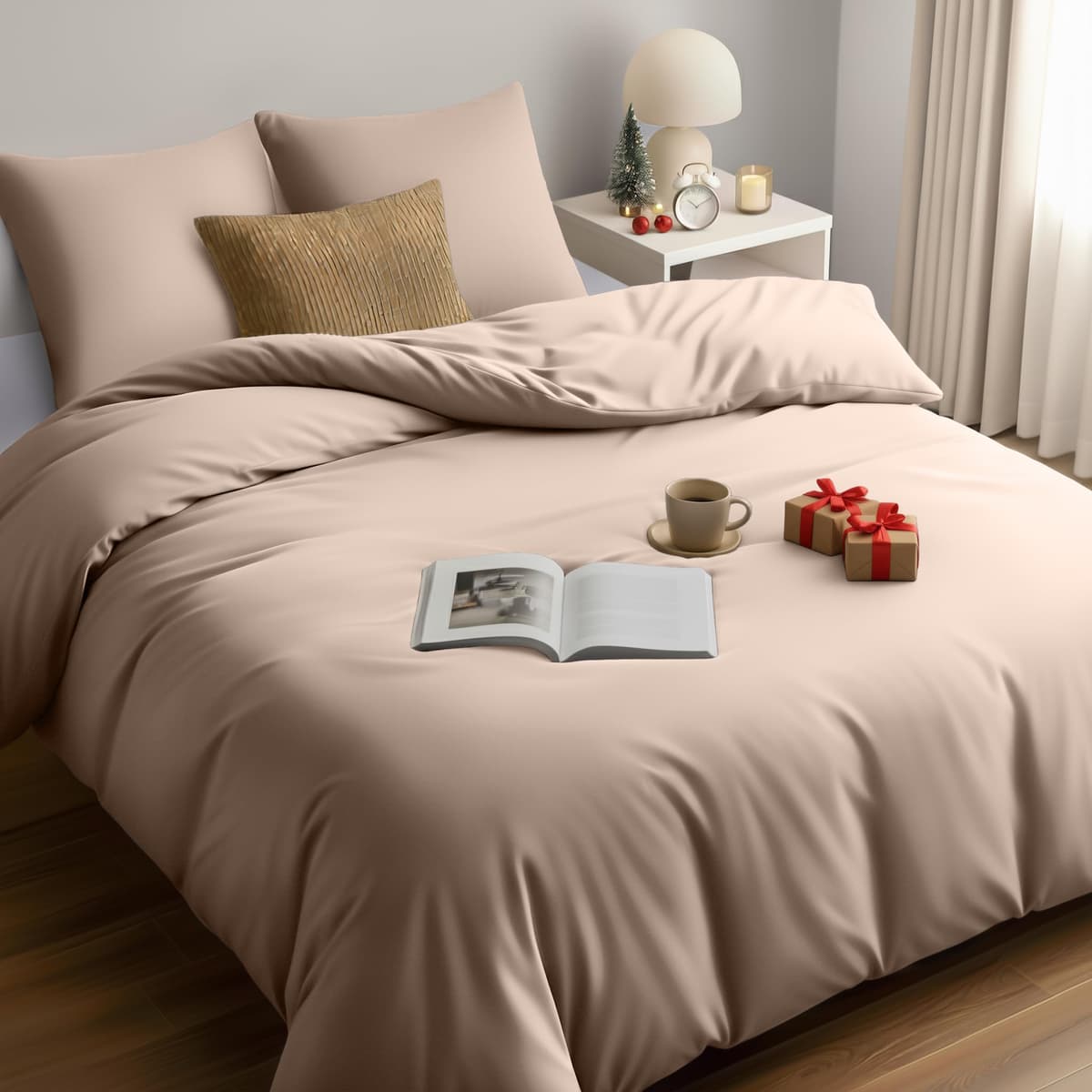 Utopia Bedding Funda Nordica Cama 180 - Microfibra Juego de Funda Nordica 240x260 cm y 2 Fundas de Almohada 65x65 cm (Blanco) — view 17