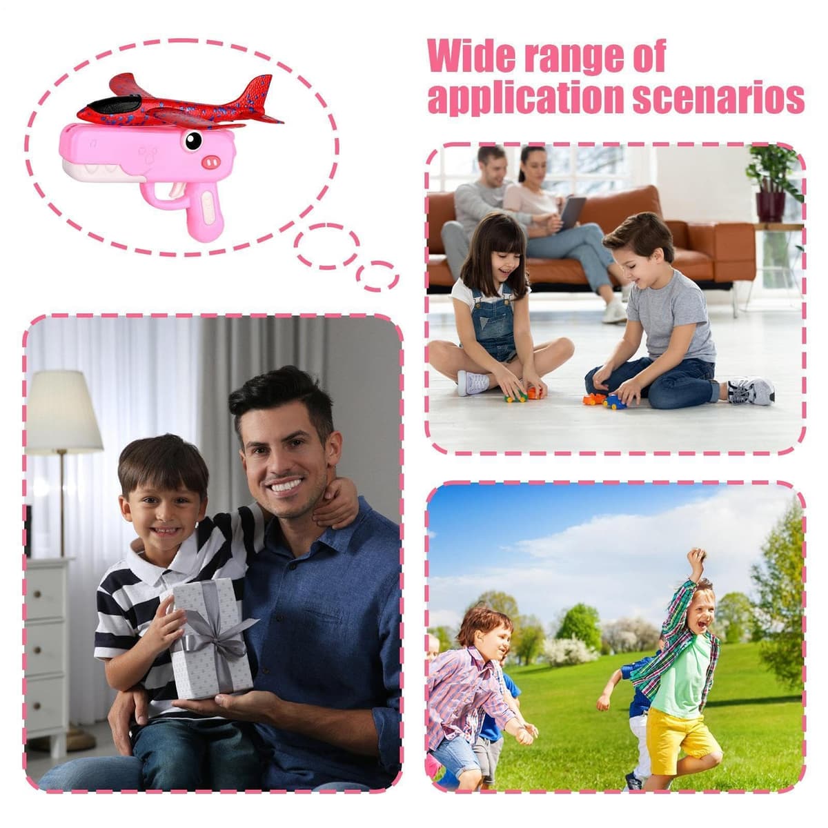 Lanzador Planeadores Espuma Dinosaurio, Divertidos Lanzador Aviones Dinosaurios, Nuevos Lanzadores Aviones Espuma Dinosaurio para Niños, Lanzadores Avione Espumas Dinosaurios, para Niños & Niñas — view 3