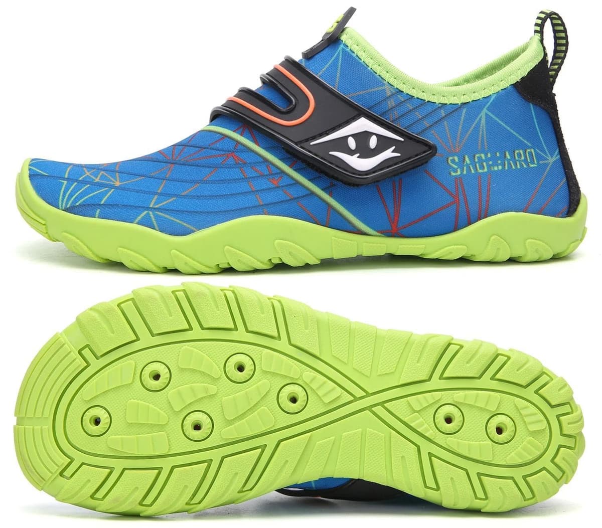SAGUARO Escarpines Niño Niña Zapatillas de Agua Respirable Zapatos Agua Antideslizante Zapatillas Playa Escarpines Piscina Calzado para Natacion Surf Acuaticas,Gr 24-36 EU — view 16
