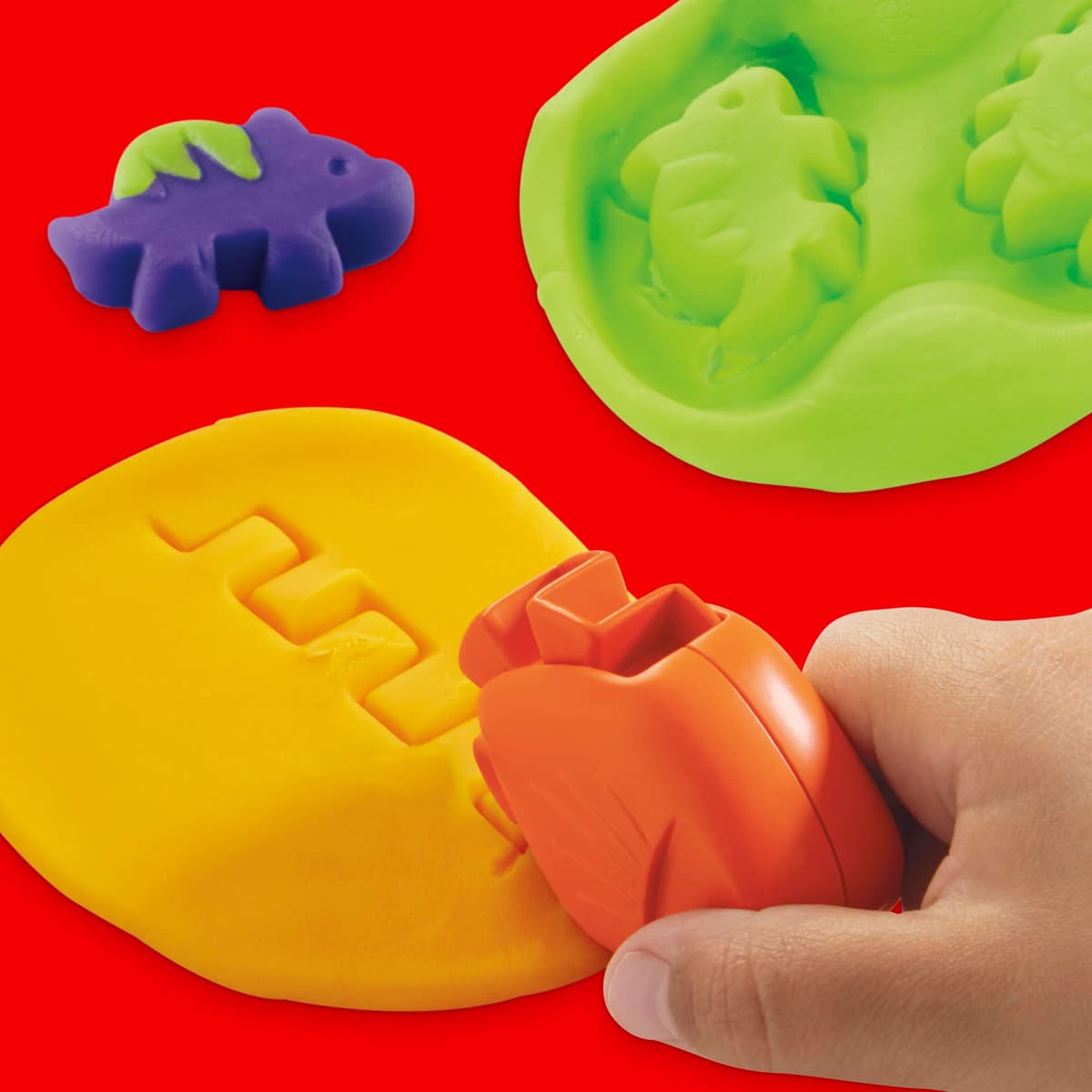 Play-Doh Hasbro, Dinosaurio, Formas y Colores, Juguetes de Arte y Manualidades, Materiales Artísticos para Niños y Niñas de 2 Años o Más, 6 Botes, Plastilina de Colores, Creatividad, Regalo — view 10