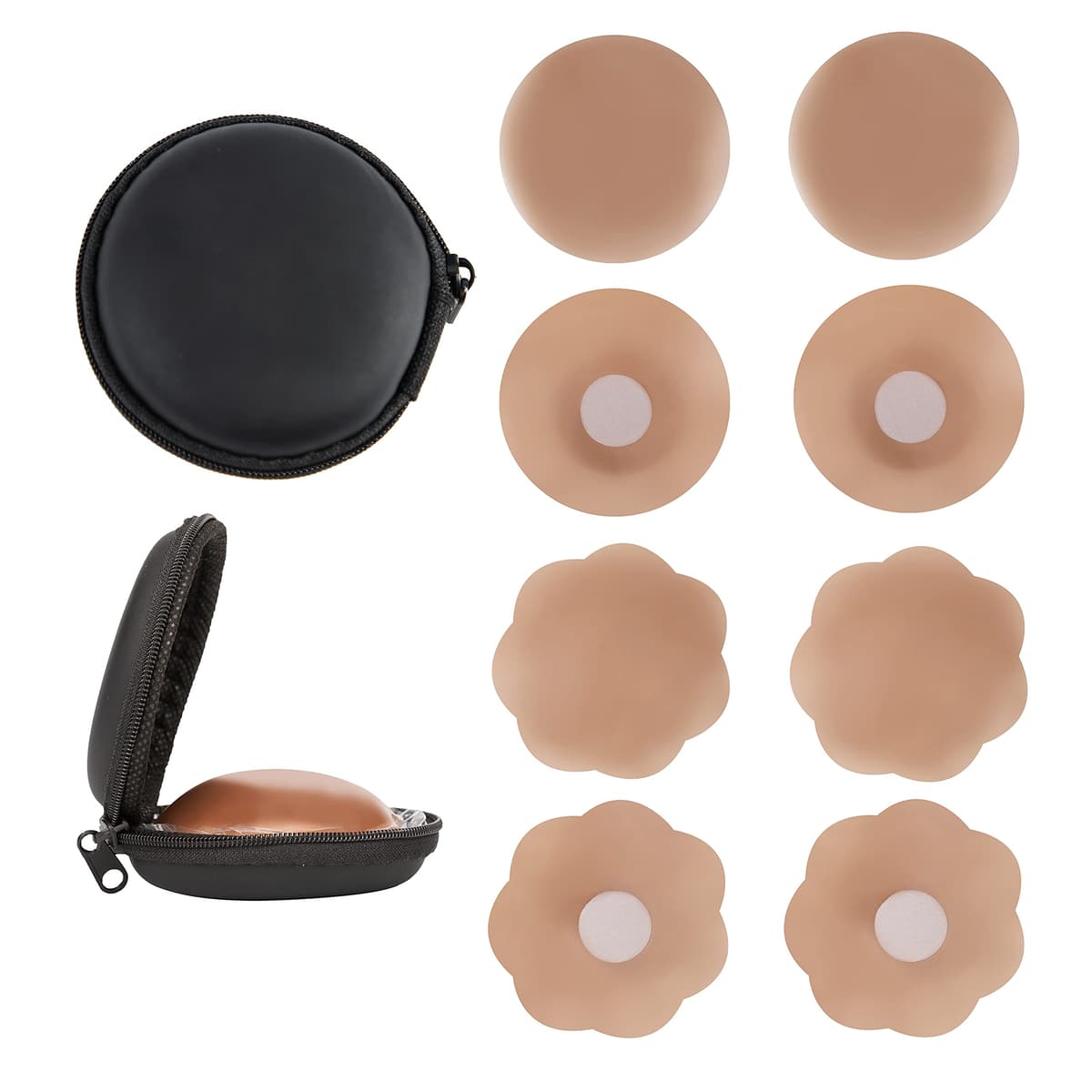 Nipple Covers - Reusable Adhesive Pasties Invisible, Seamless for Party Dresses, Wedding, Daily Wear Comfortable, Waterproof Bra Alternative — view 12