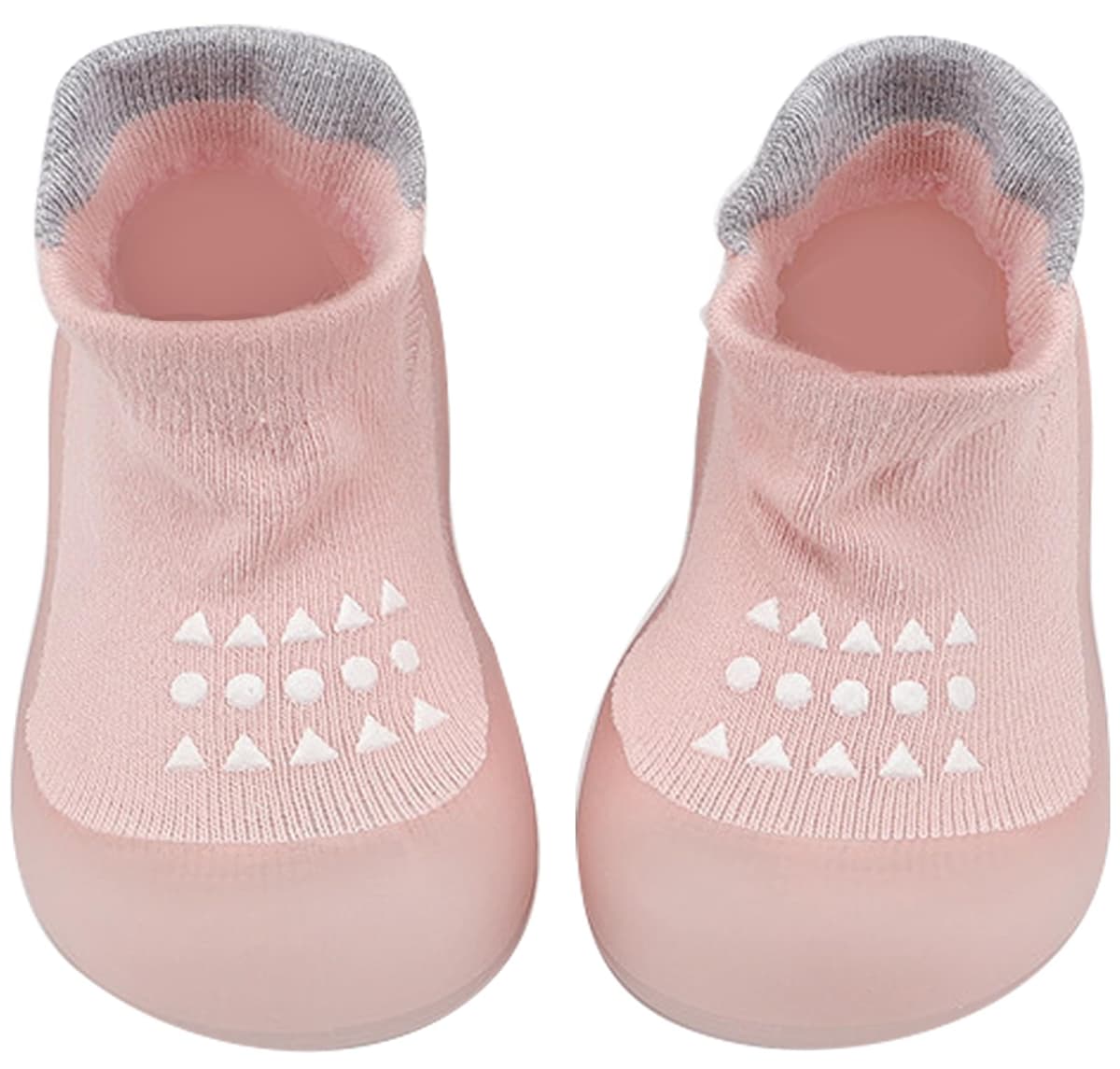 Zapatos Calcetines Bebé Niños Niñas Primeros Pasos Zapatos Bebé Calcetines Antideslizantes con Suela de Goma,6-24 Meses