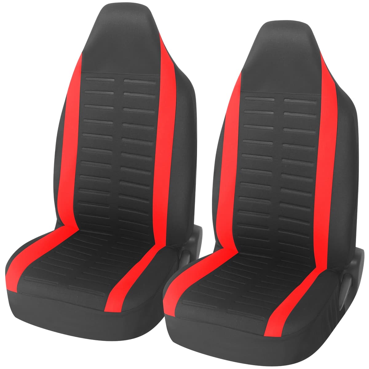 Upgrade4cars Fundas Asientos Delanteros Coche Universales Negro | Cubre Universal | Protector de Asiento Delantero para Conductor y Copiloto | Accesorios Interior Decoracion — view 25