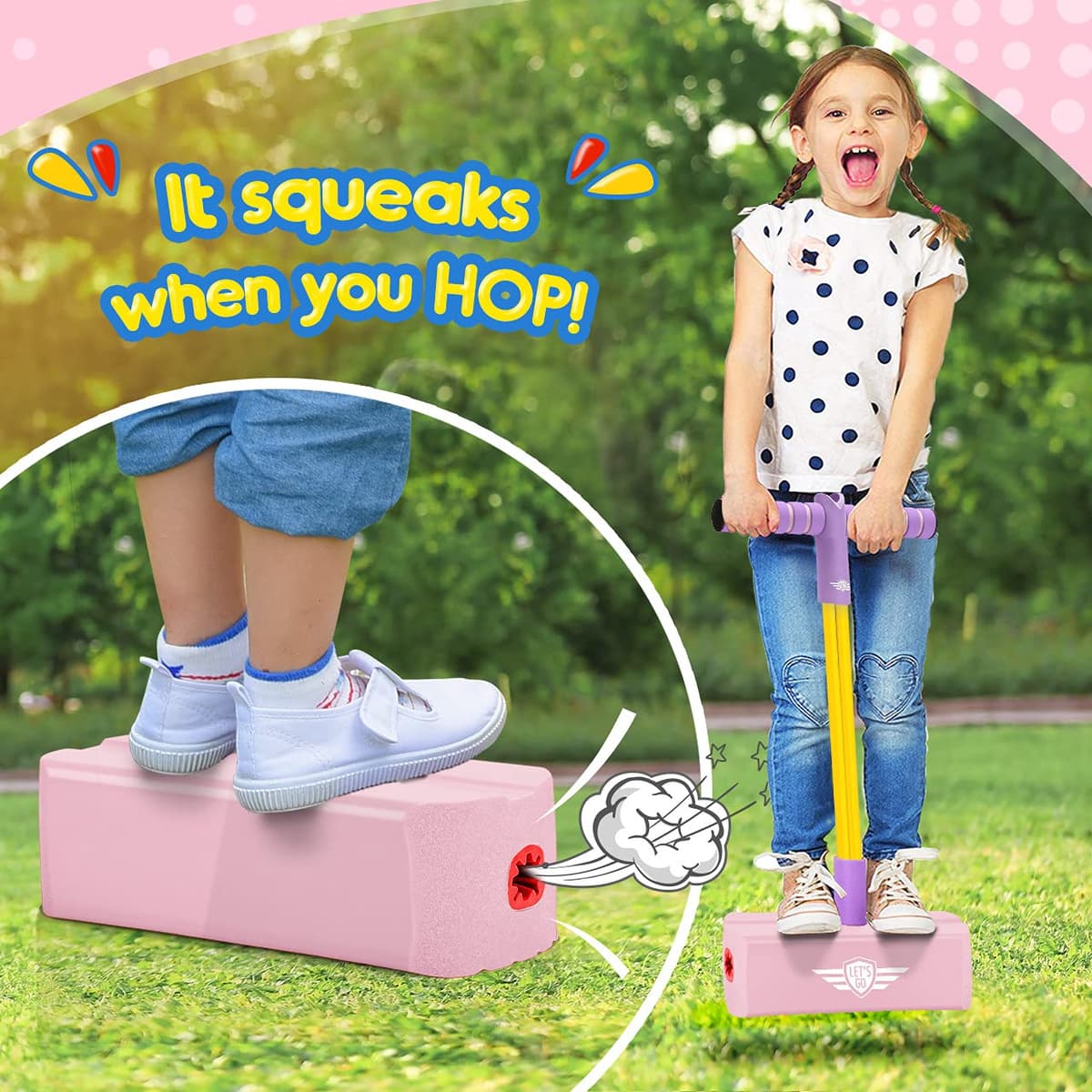 Toyzey Juguetes Niñas 3 4 5 6 7 8 9 10 11 12 Años,Pogo Stick Regalos Niña 3-12 Años Juguetes para Niñas de 3-12 Años Regalos Niños Cumpleaños Niñas — view 3