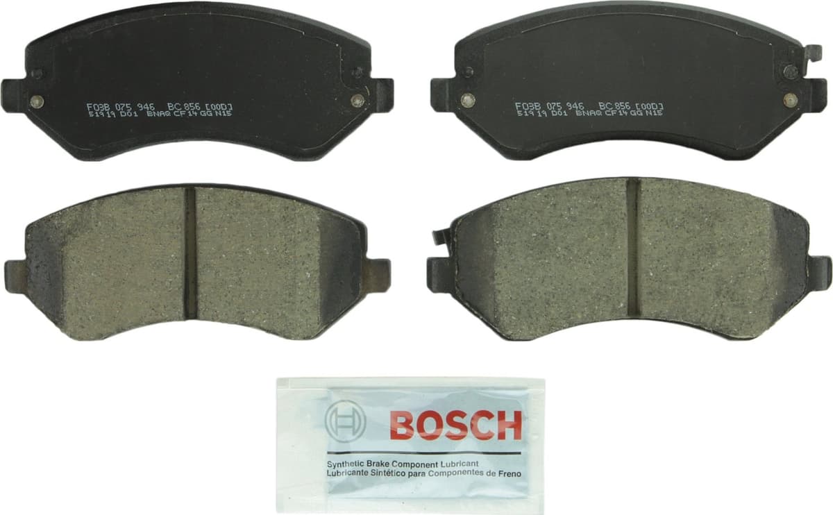 Bosch BC914 QuietCast Premium Ceramic Disc Brake Pad Set For: Acura ILX; Honda Accord, Civic, CR-V, Element, Fit, Front — view 194