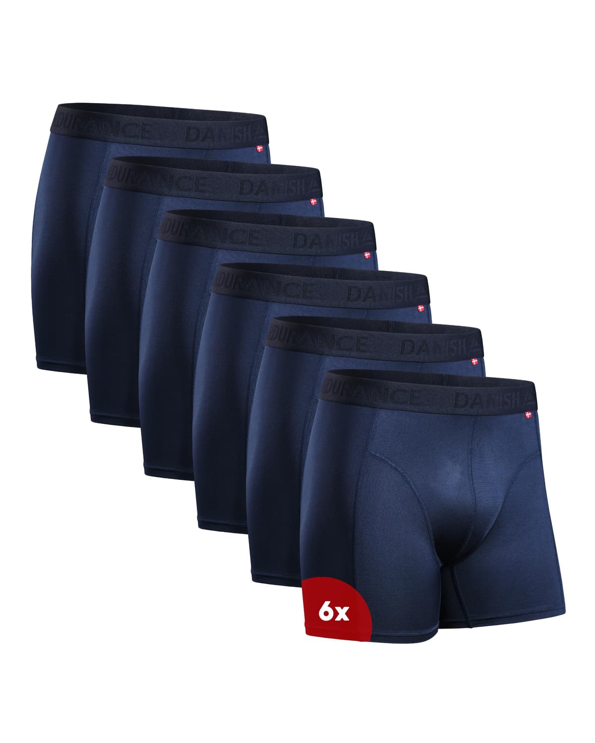 DANISH ENDURANCE Calzoncillos tipo bóxer de rendimiento para hombre (paquete de 6) – Absorbe la humedad, comodidad de secado rápido con ajuste extralargo — view 11