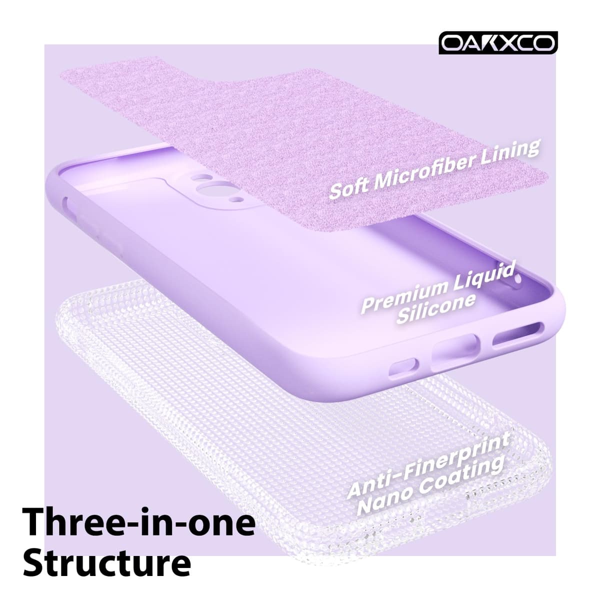 oakxco for iPhone 17 Pro Max Phone Case Liquid Silicone, Cute Thin Slim Grip Soft Rubber Gel for Women Men, Smooth Matte TPU Plain Solid Color Girly Simple Case with Camera Cover, Light Pink — view 1062