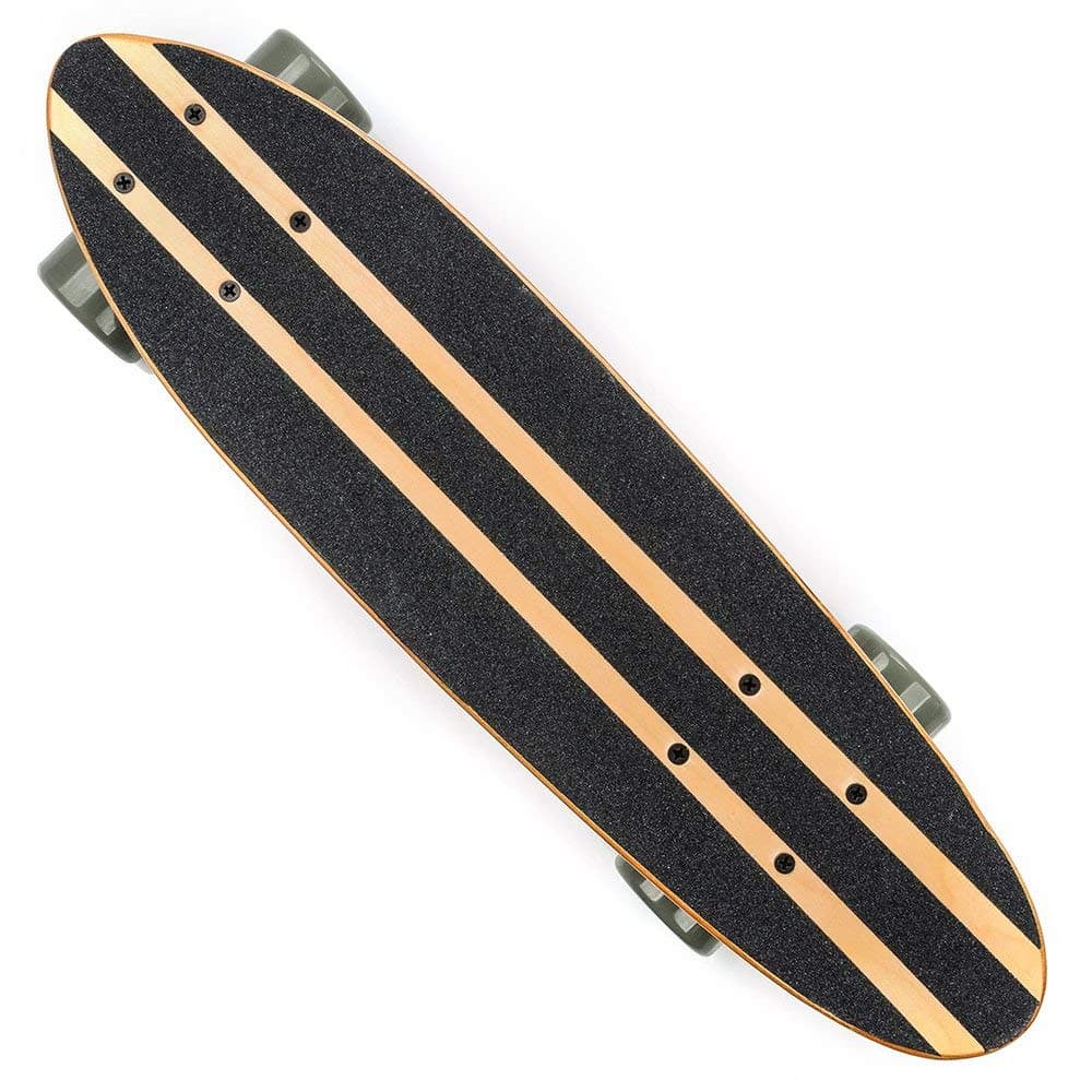meteor Monopatín patineta Retro Madera Skateboard Completo niños jóvenes Adultos Mejor Calidad Robusto Ligero Ruedas un Skateboard Madera — view 3