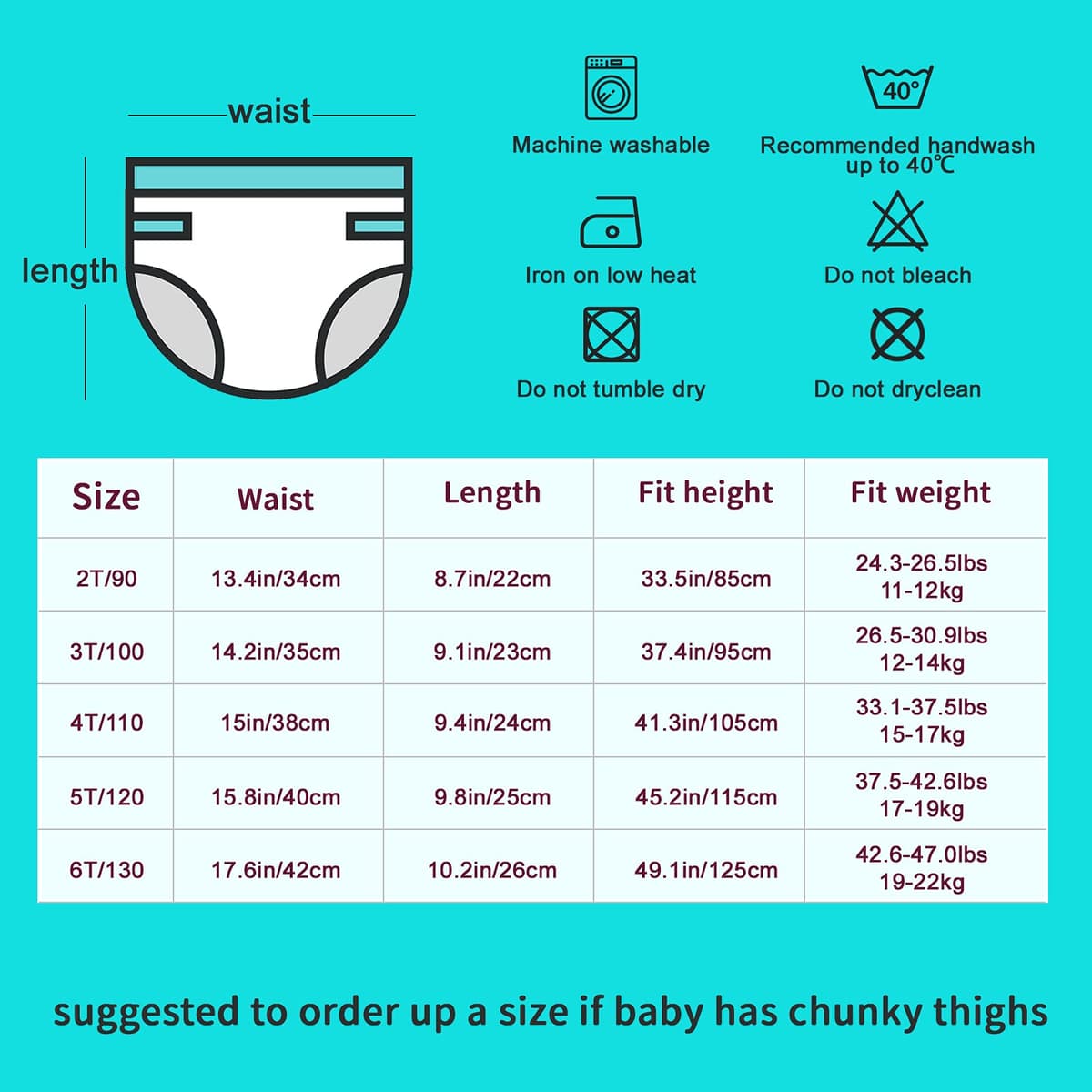 FLYISH DIRECT Potty Training Pants for Boys, Reusable Training Pants for Toddlers, 8 Packs of Absorbent Potty Underwear for Daytime Toilet Training, Green Dinosaur, 3 Years — view 4