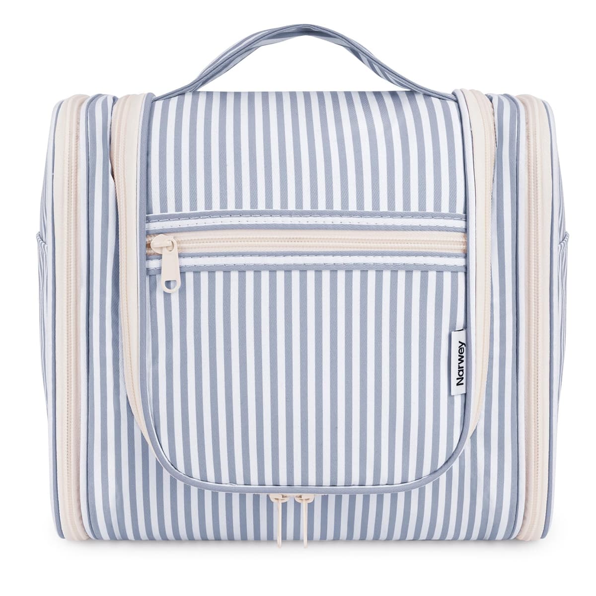 Narwey Neceser Mujer Bolsa de Aseo Colgante, Organizador de Maquillaje Neceser Viaje para Hombre y Mujer Accesorios de Viaje (Negro(Grande)) — view 10