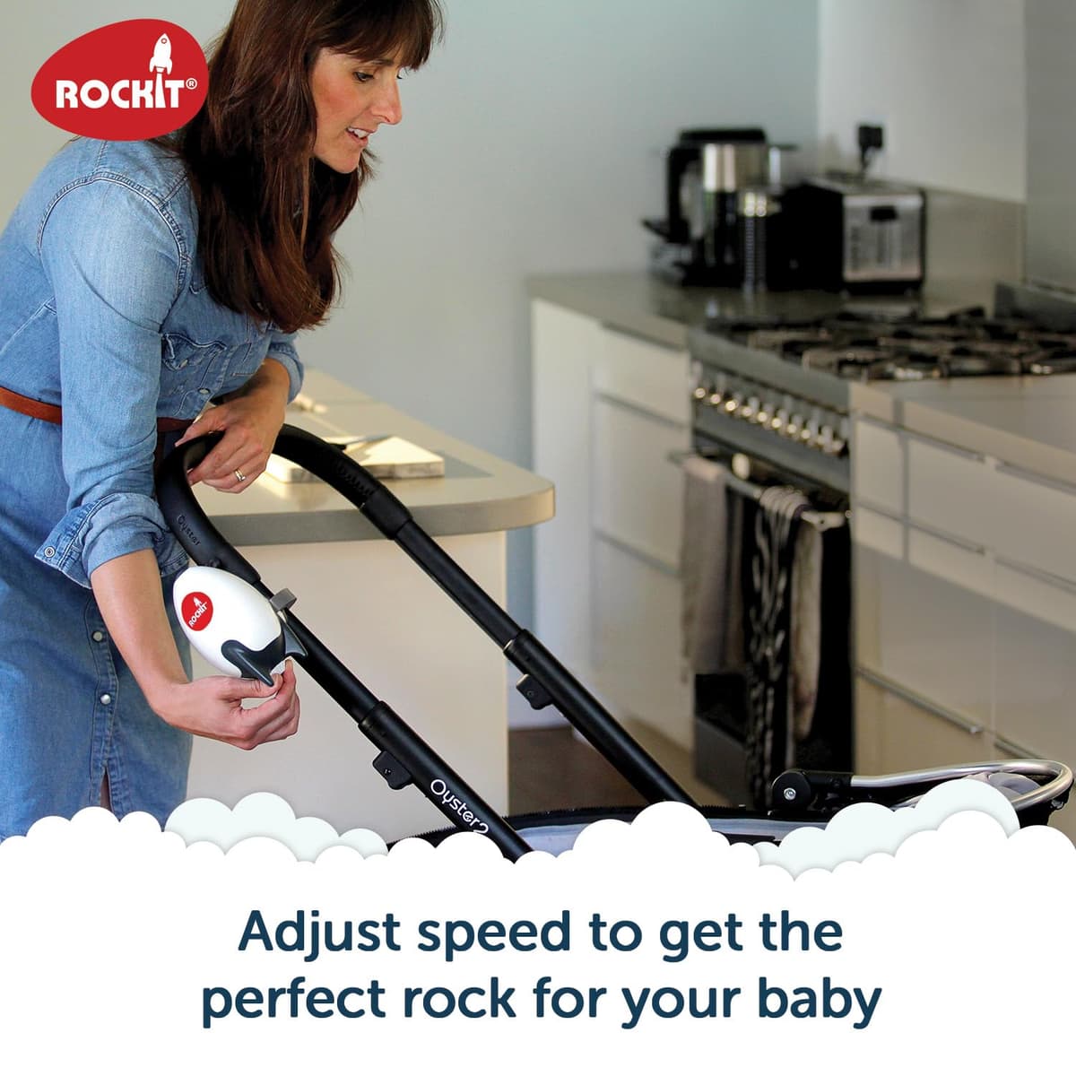 Rockit Portable Baby Rocker (AA Battery Version). Fits Any Stroller, Pram, Pushchair or Buggy — view 7