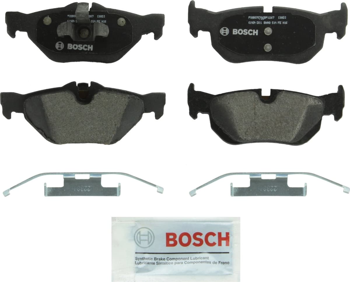 Bosch BC914 QuietCast Premium Ceramic Disc Brake Pad Set For: Acura ILX; Honda Accord, Civic, CR-V, Element, Fit, Front — view 67