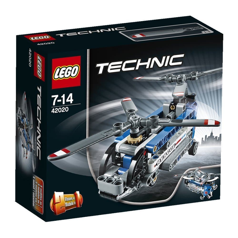 LEGO TECHNIC - Helicóptero de Doble hélice, Juegos de construcción (42020) — view 2