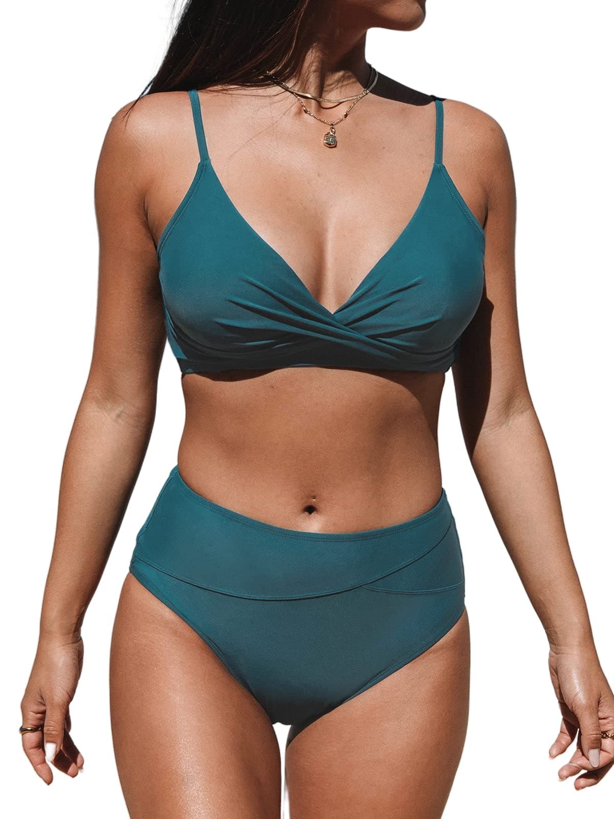 CUPSHE Mujer Traje De Baño Push up Sujetador Acolchado Bikini — view 30