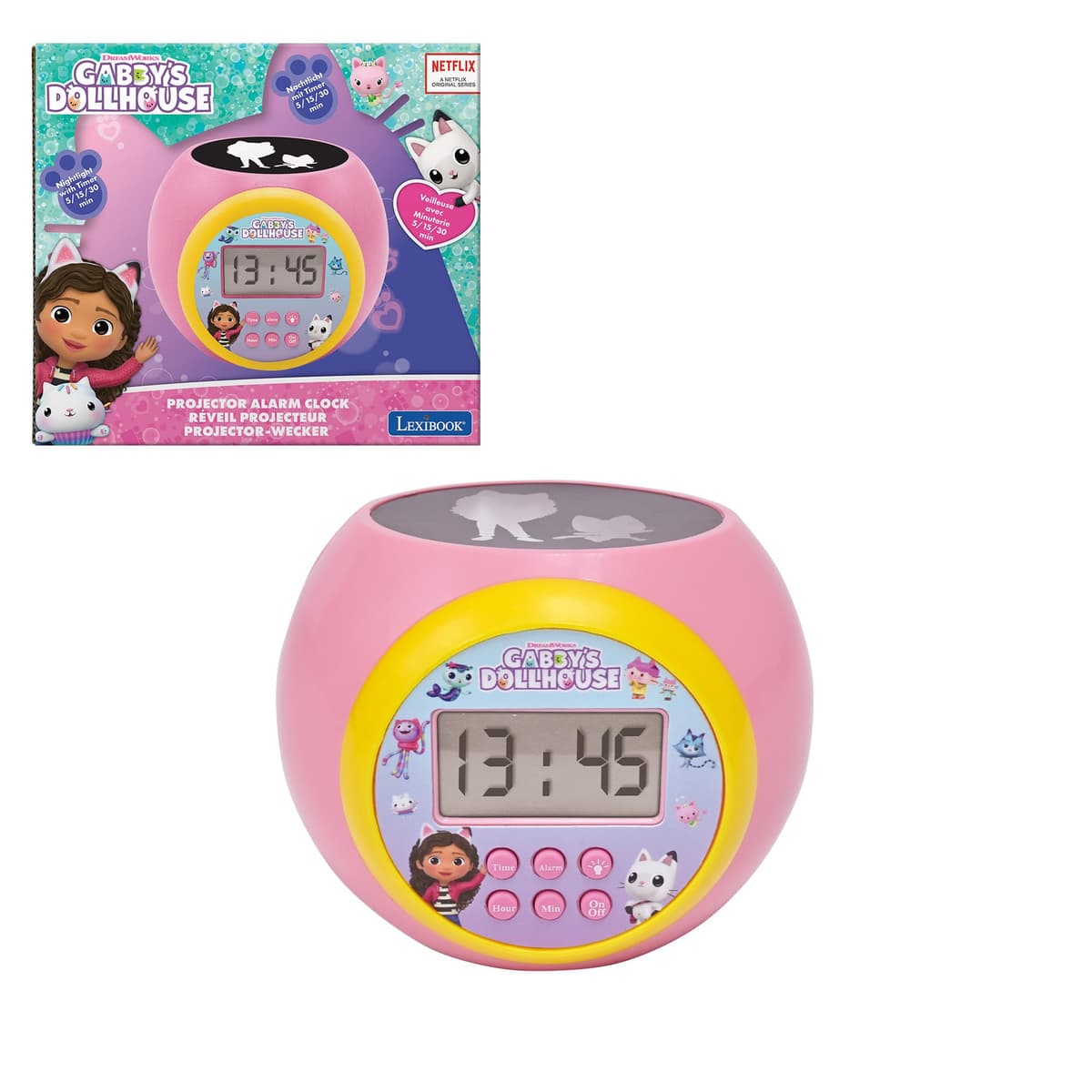 LEXIBOOK - Nintendo Super Mario Reloj Despertador con proyector con función de repetición y Alarma, luz Nocturna con Temporizador, Pantalla LCD, batería, RL977NILXB — view 32