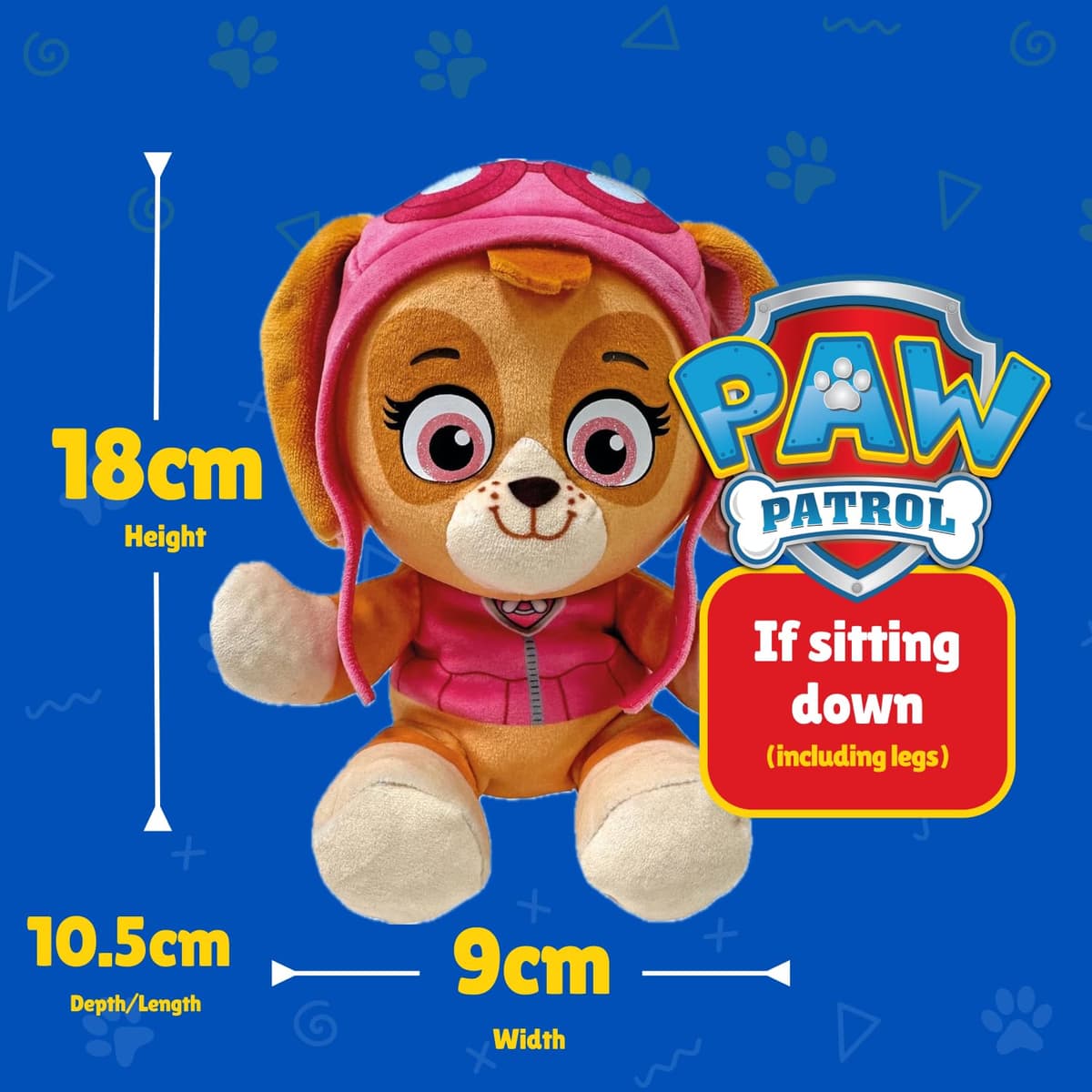 TY Skye Paw Patrol Soft Plush Toy for Kids, Cuddly Teddy, Collectible Stuffed Toy, Beanie Babies Range, Regular — view 3