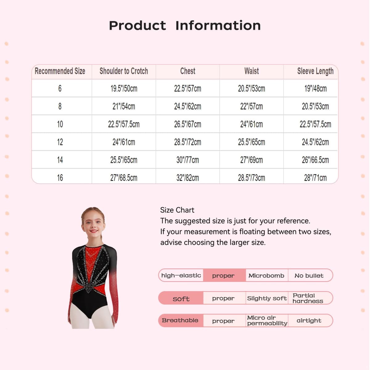 Alvivi Maillot Brillante de Baile para Niña Body Gimnasia Rítmica Competición Maillot de Deportivo Leotardos Danza Disfraz de Bailarina Ballet — view 7