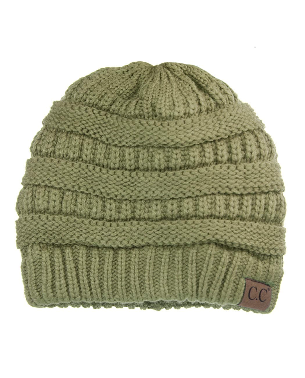 Warm Chunky Soft Stretch Cable Knit Beanie Skully — view 103