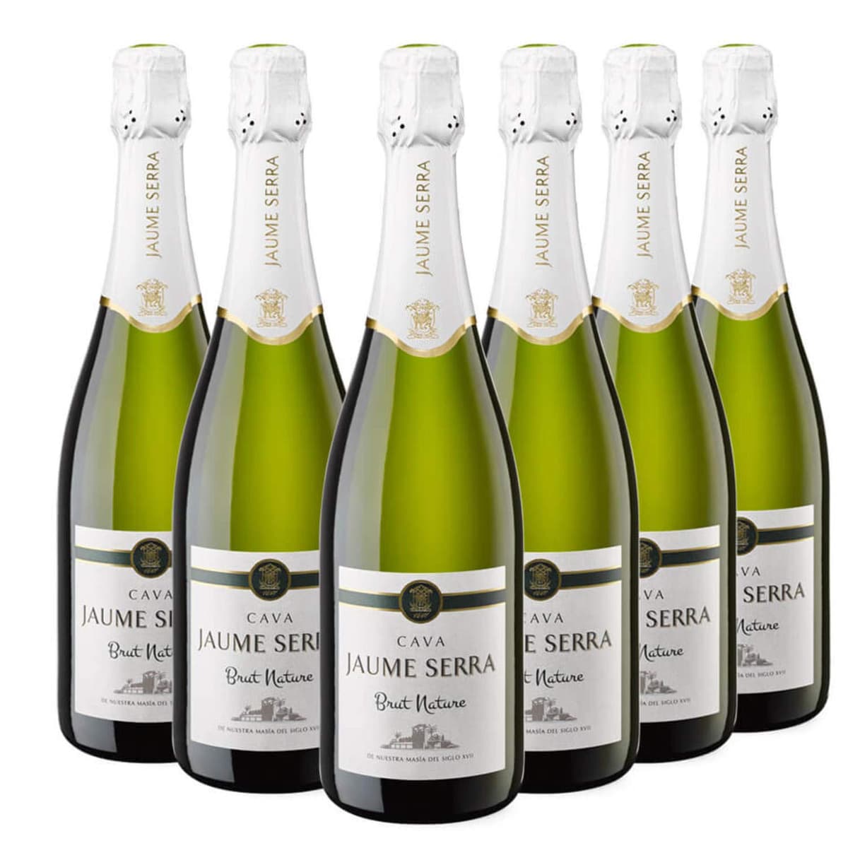 Jaume Serra - Cava Brut Nature - Caja de 6 Botellas x 750 ml