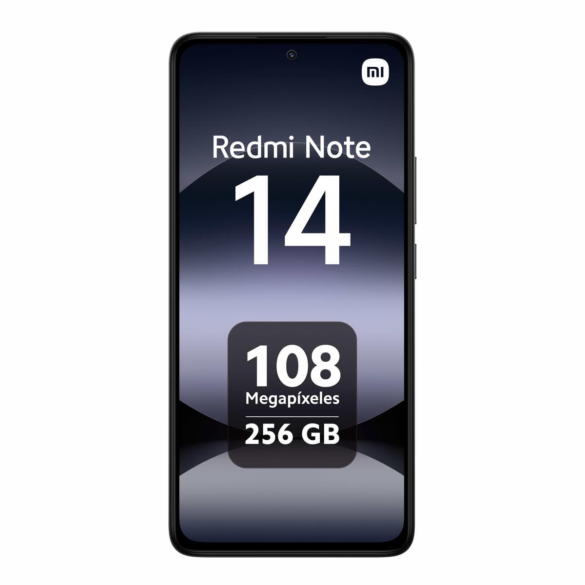 XIAOMI Redmi Note 14 - Smartphone de 8+256GB, Pantalla de 6.67" AMOLED FHD+ 120Hz, MediaTek Helio G99-Ultra, cámara de 108MP, TurboCharge 33W, 5500 mAh, Cargador no Incluido, Negro (Versión ES) — view 3
