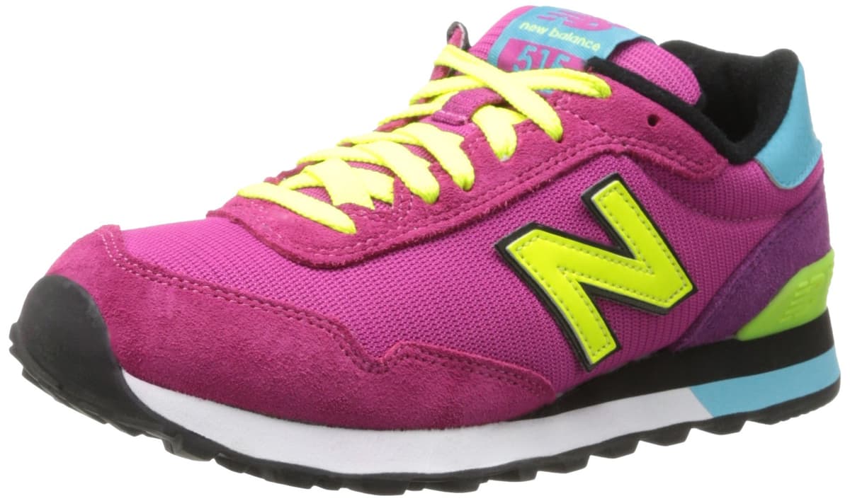New Balance Women's 515 V1 Sneaker, Black/Prism Purple/Gold Rush, 6 M US — view 18
